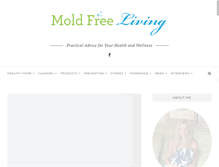 Tablet Screenshot of moldfreeliving.com